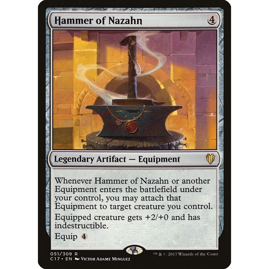 Image for Hammer of Nazahn (51) (C17) - Magic: The Gathering