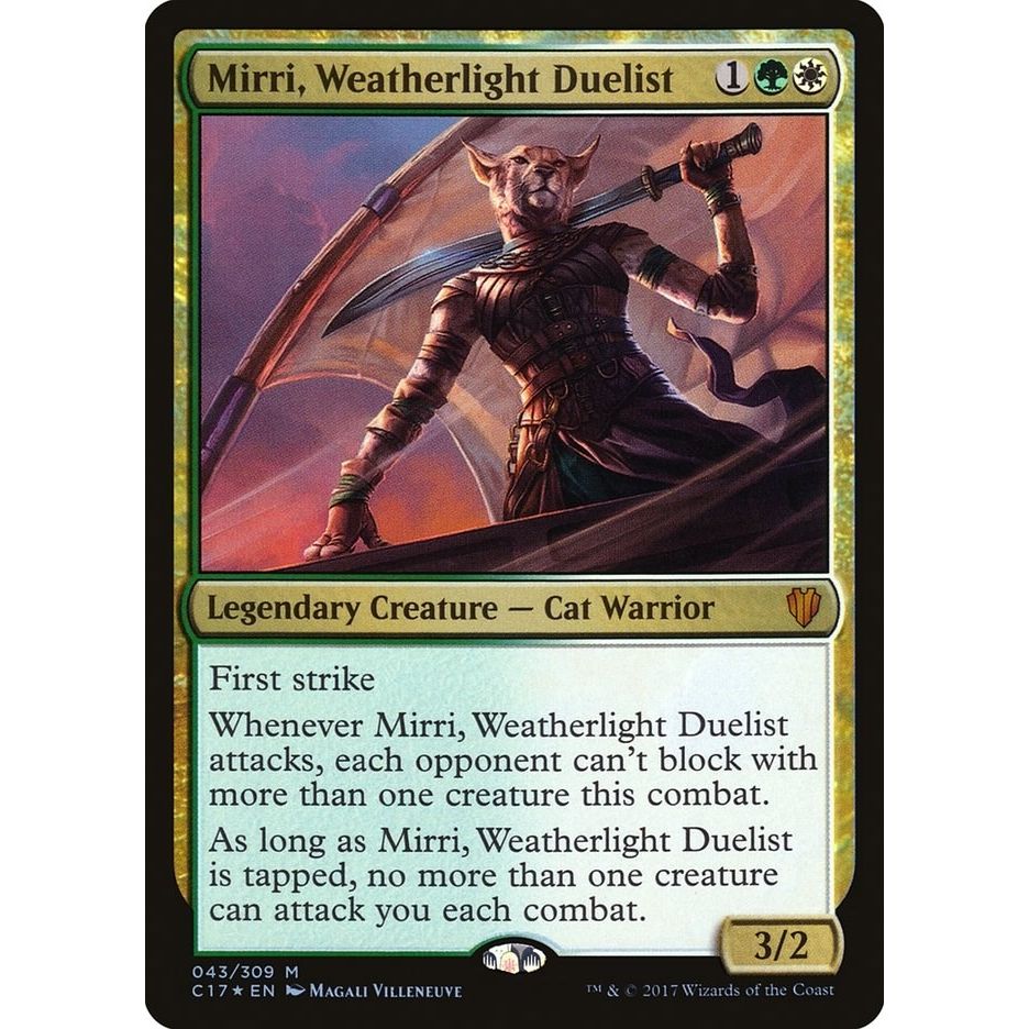 Image for Mirri, Weatherlight Duelist (43) (C17) - Magic: The Gathering