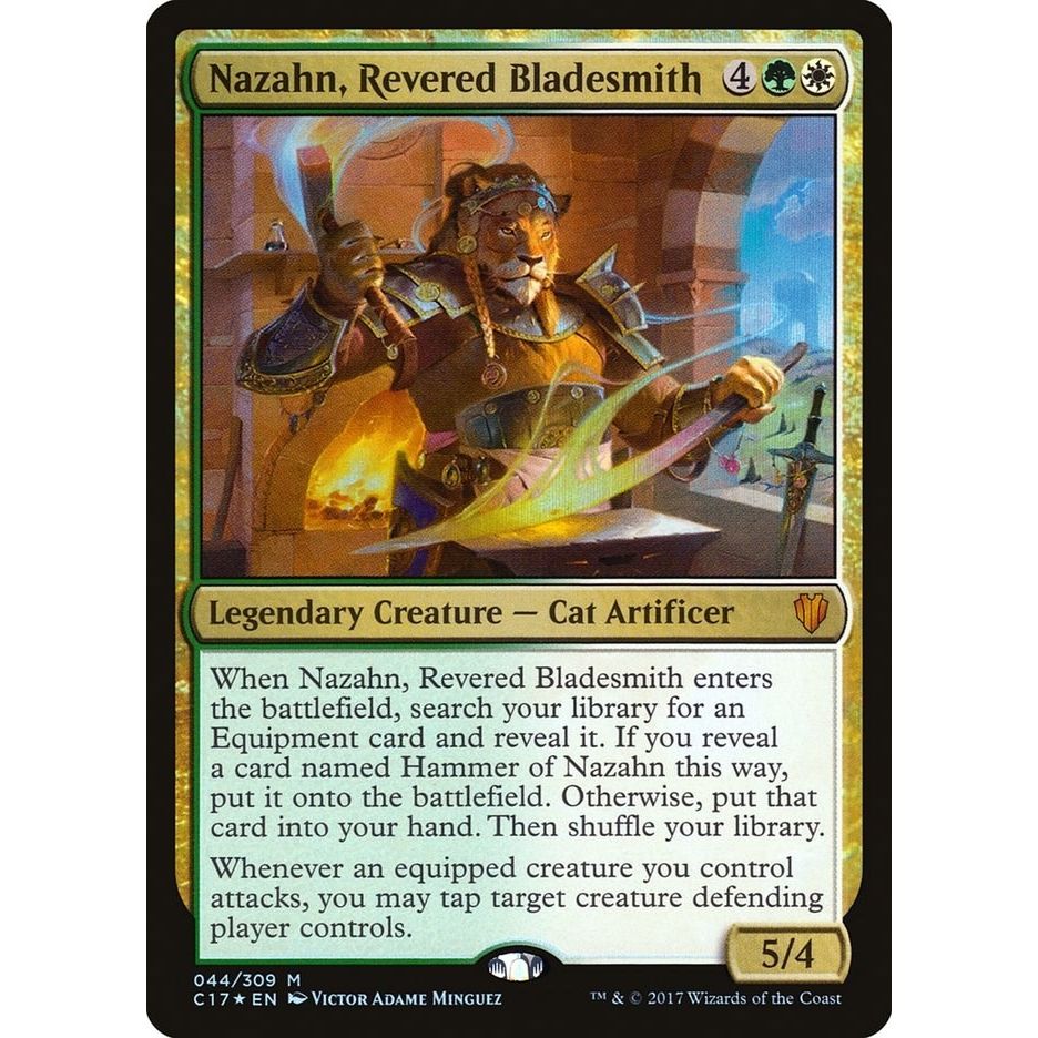 Image for Nazahn, Revered Bladesmith (44) (C17) - Magic: The Gathering