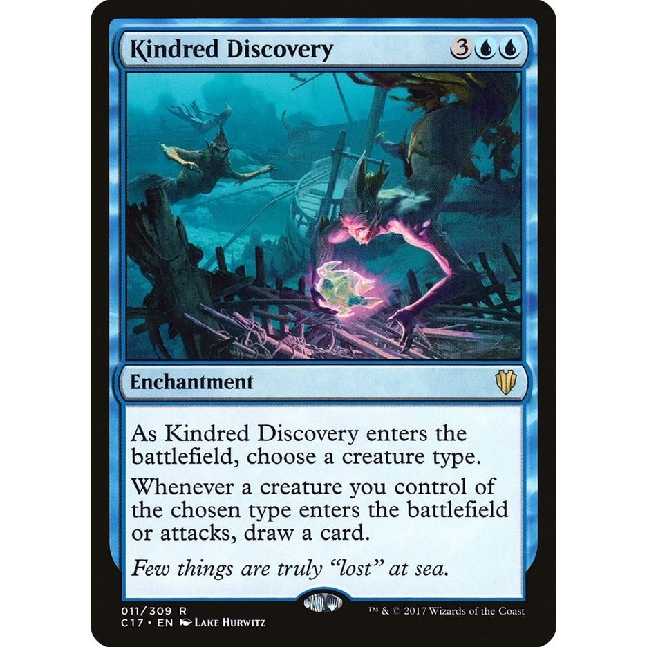 Image for Kindred Discovery (11) (C17) - Magic: The Gathering