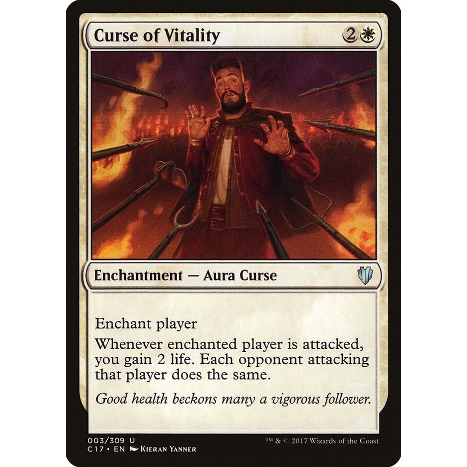Image for Curse of Vitality (3) (C17) - Magic: The Gathering