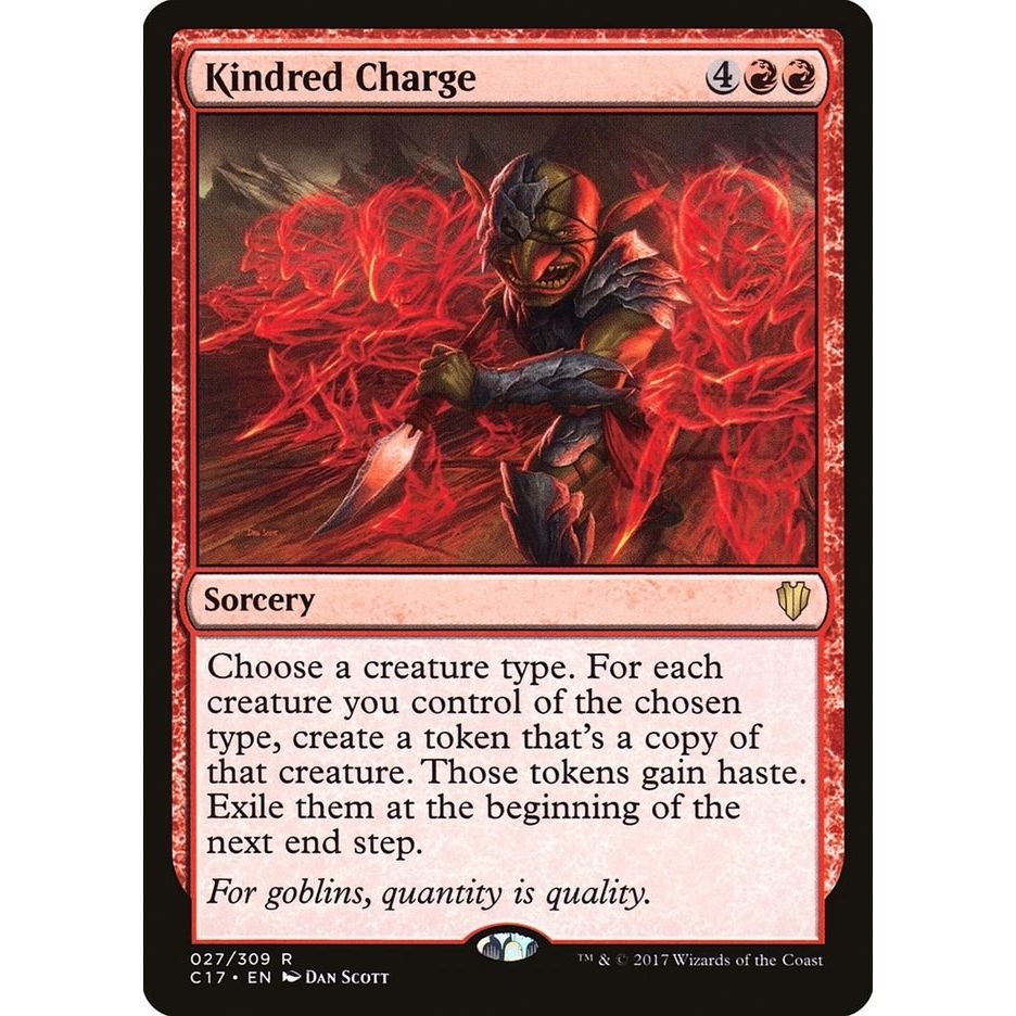 Image for Kindred Charge (27) (C17) - Magic: The Gathering