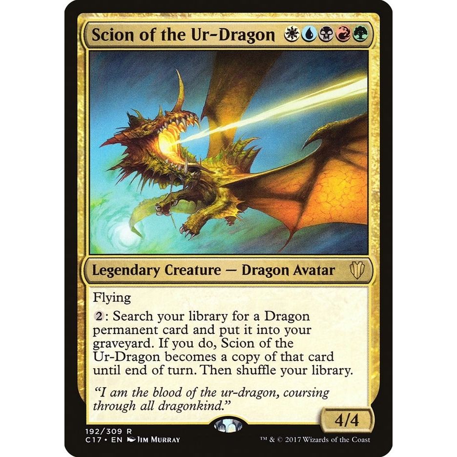 Image for Scion of the Ur-Dragon (192) (C17) - Magic: The Gathering