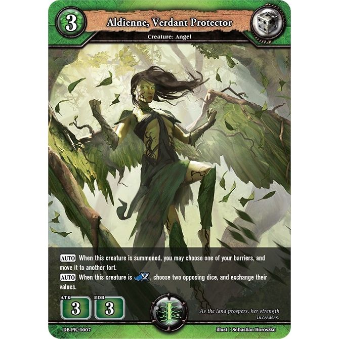 Image for Aldienne, Verdant Protector (DB-PR/0007) (PR) - Dragoborne