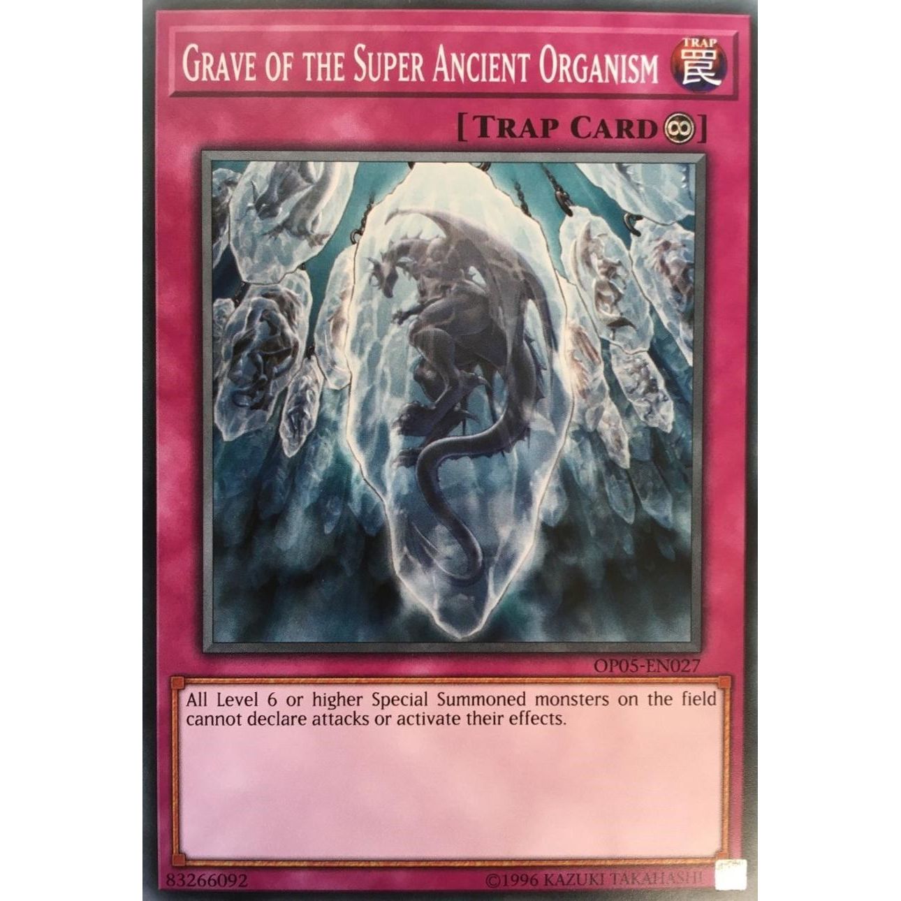 Image for Grave of the Super Ancient Organism (OP05-EN027) (OP05) - YuGiOh