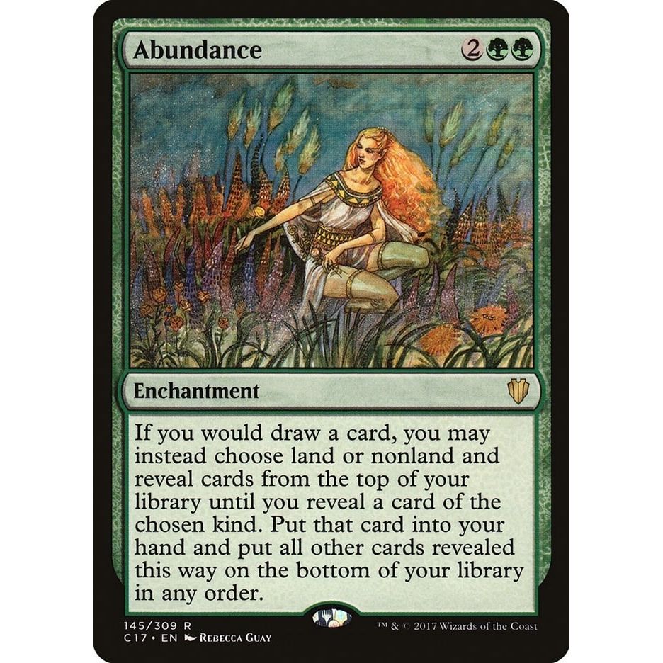 Image for Abundance (145) (C17) - Magic: The Gathering