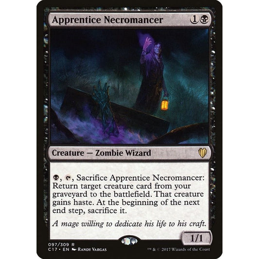 Image for Apprentice Necromancer (97) (C17) - Magic: The Gathering