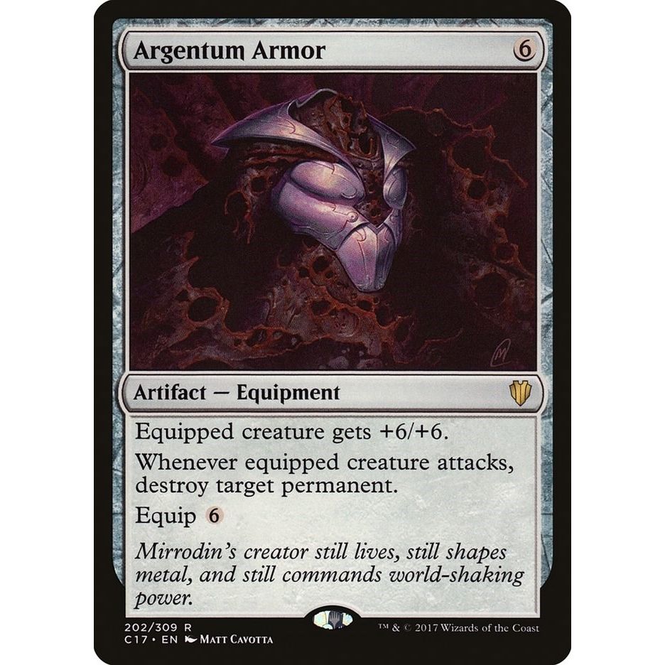 Image for Argentum Armor (202) (C17) - Magic: The Gathering
