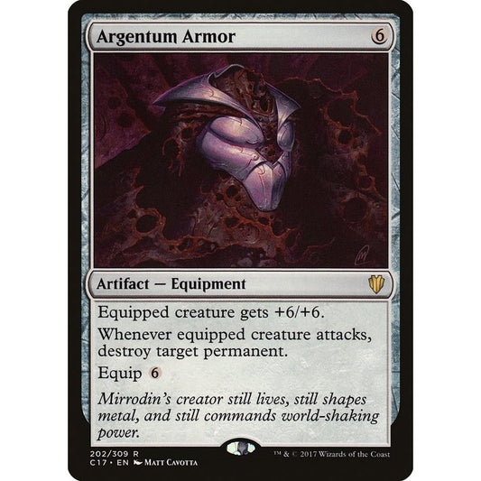 Image for Argentum Armor (202) (C17) - Magic: The Gathering