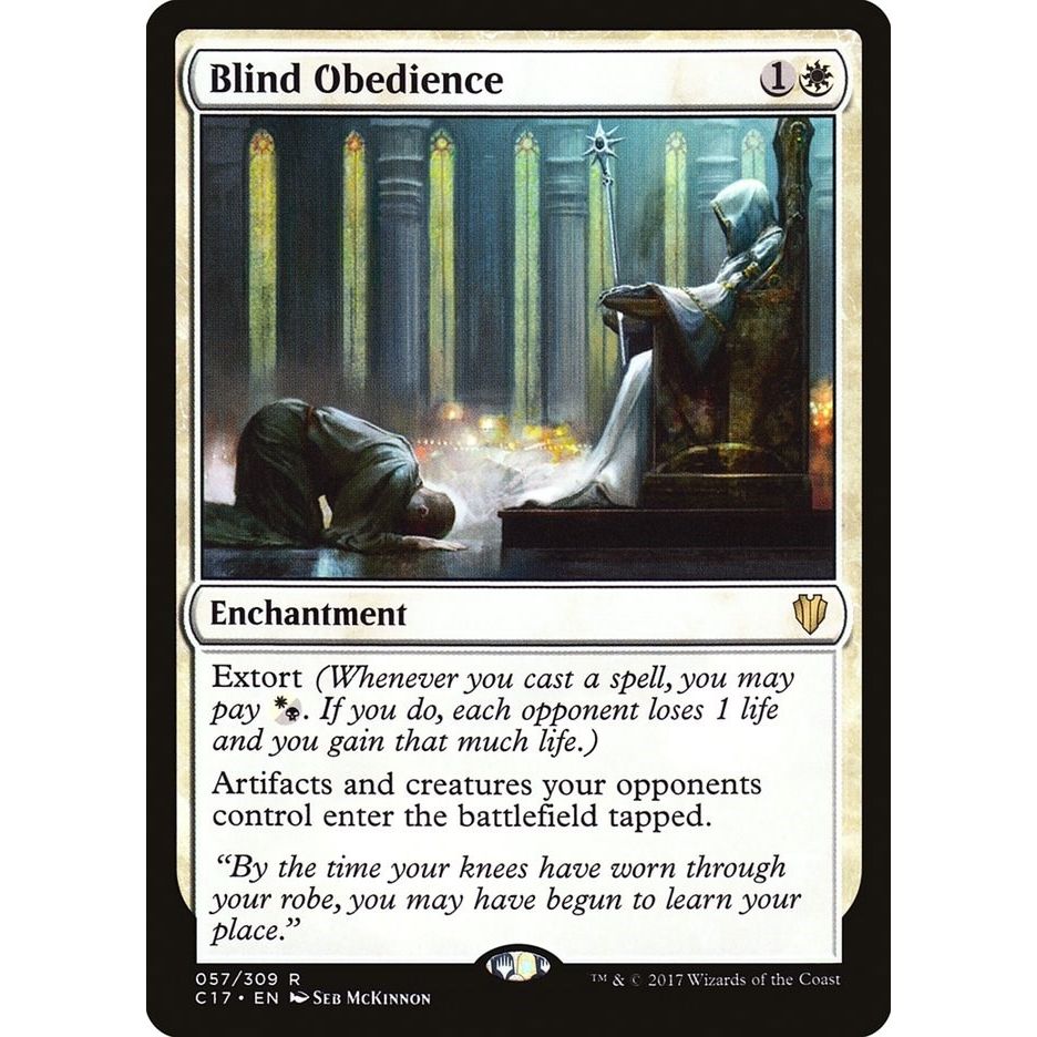 Image for Blind Obedience (57) (C17) - Magic: The Gathering