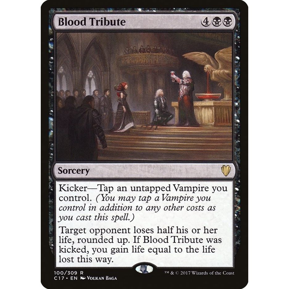 Image for Blood Tribute (100) (C17) - Magic: The Gathering