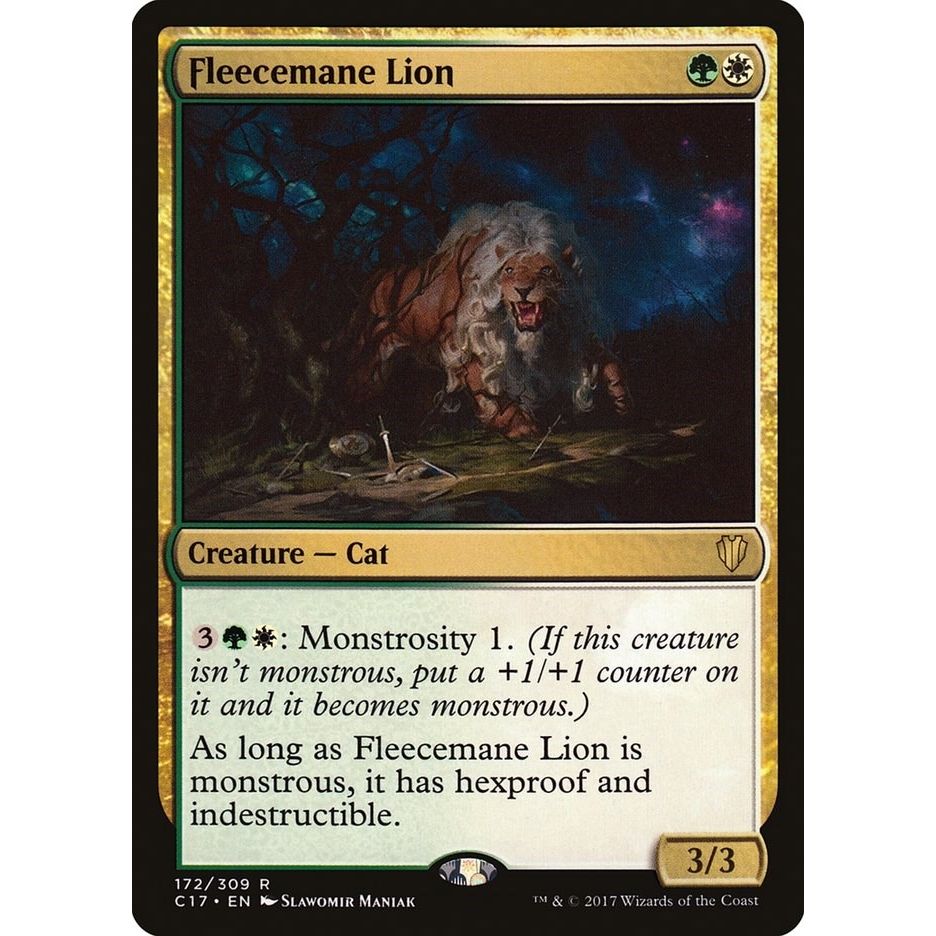 Image for Fleecemane Lion (172) (C17) - Magic: The Gathering