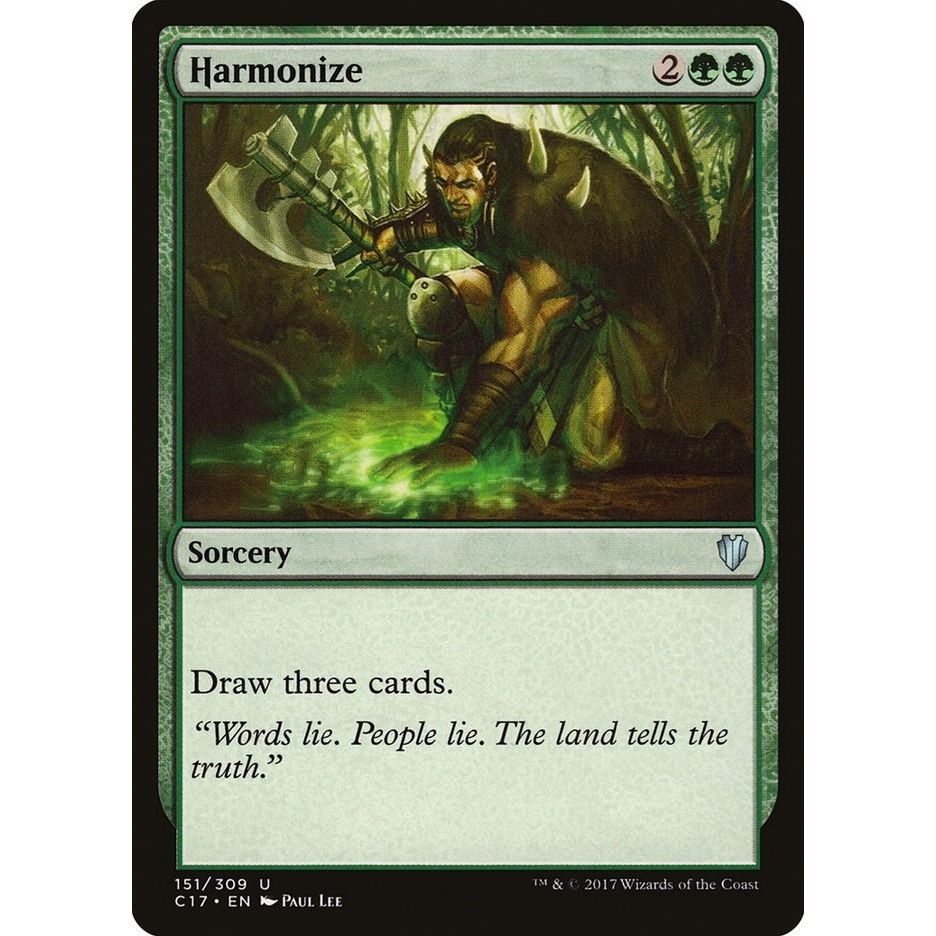 Image for Harmonize (151) (C17) - Magic: The Gathering