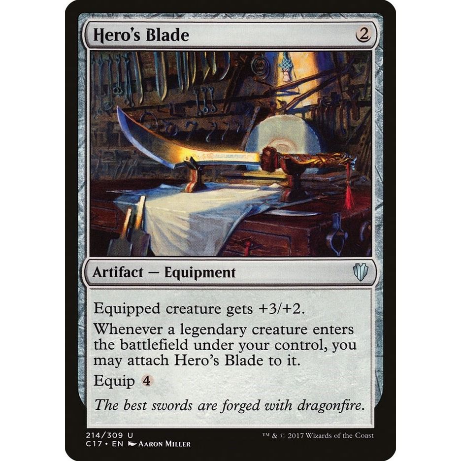 Image for Hero's Blade (214) (C17) - Magic: The Gathering