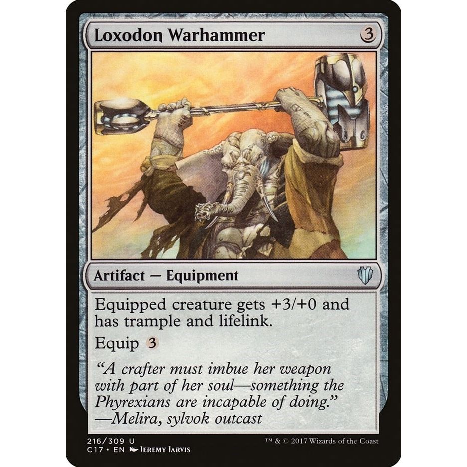 Image for Loxodon Warhammer (216) (C17) - Magic: The Gathering