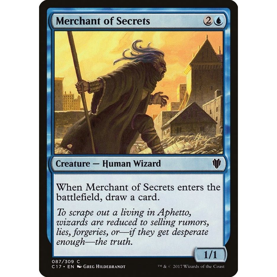 Image for Merchant of Secrets (87) (C17) - Magic: The Gathering
