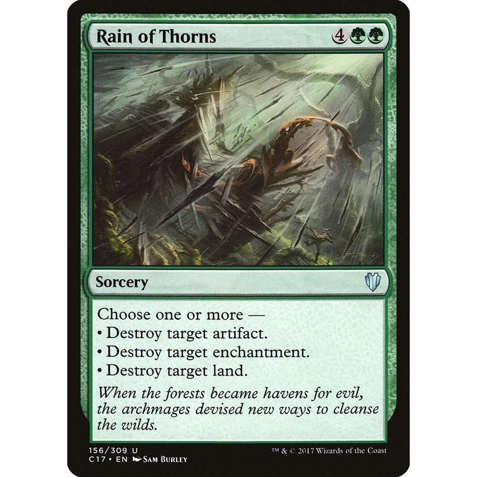 Image for Rain of Thorns (156) (C17) - Magic: The Gathering