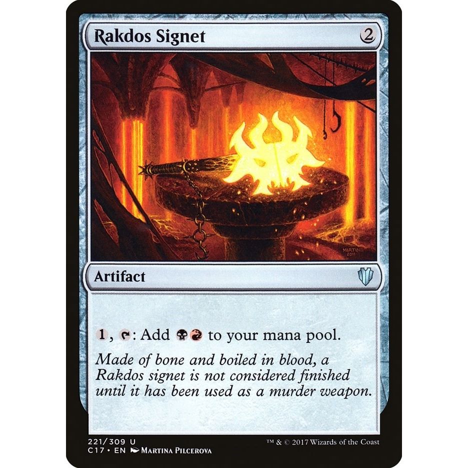 Image for Rakdos Signet (221) (C17) - Magic: The Gathering
