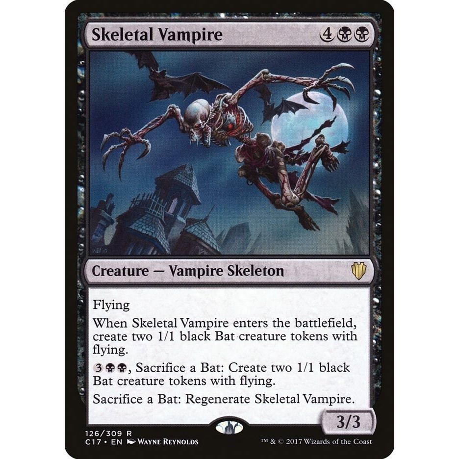 Image for Skeletal Vampire (126) (C17) - Magic: The Gathering