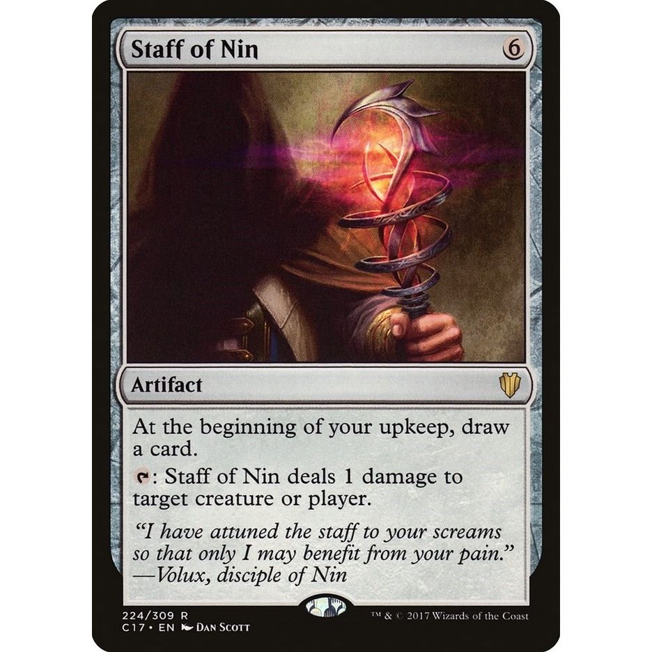 Image for Staff of Nin (224) (C17) - Magic: The Gathering