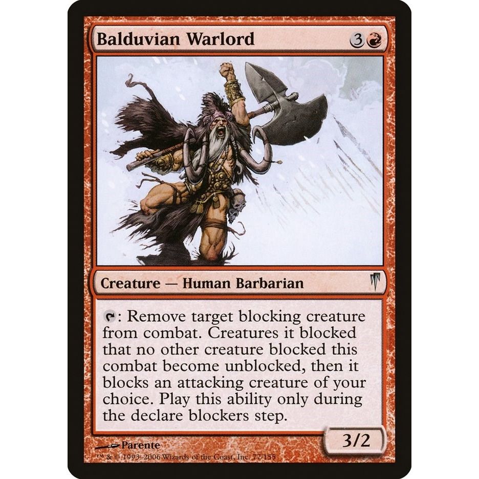 Image for Balduvian Warlord (77) (CSP) - Magic: The Gathering