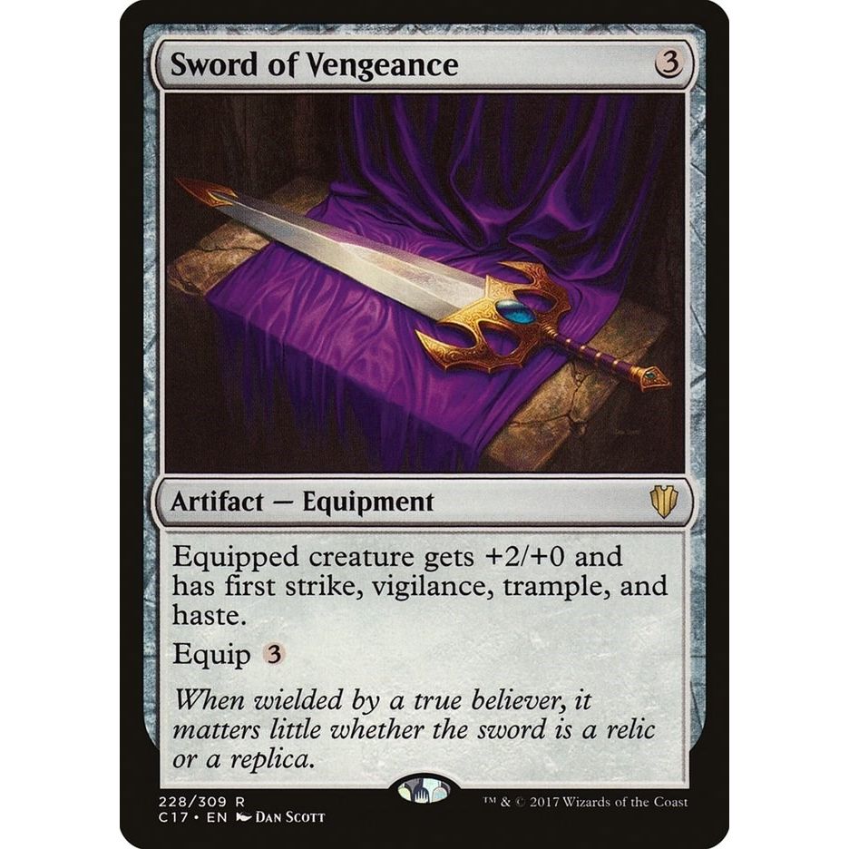 Image for Sword of Vengeance (228) (C17) - Magic: The Gathering