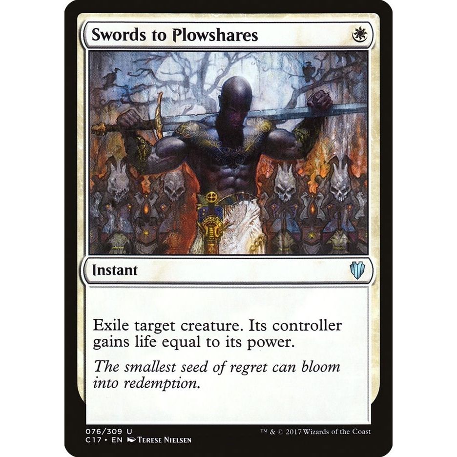 Image for Swords to Plowshares (76) (C17) - Magic: The Gathering