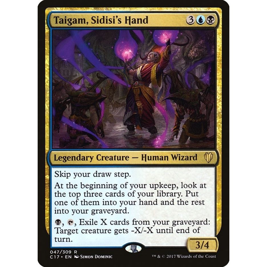 Image for Taigam, Sidisi's Hand (47) (C17) - Magic: The Gathering