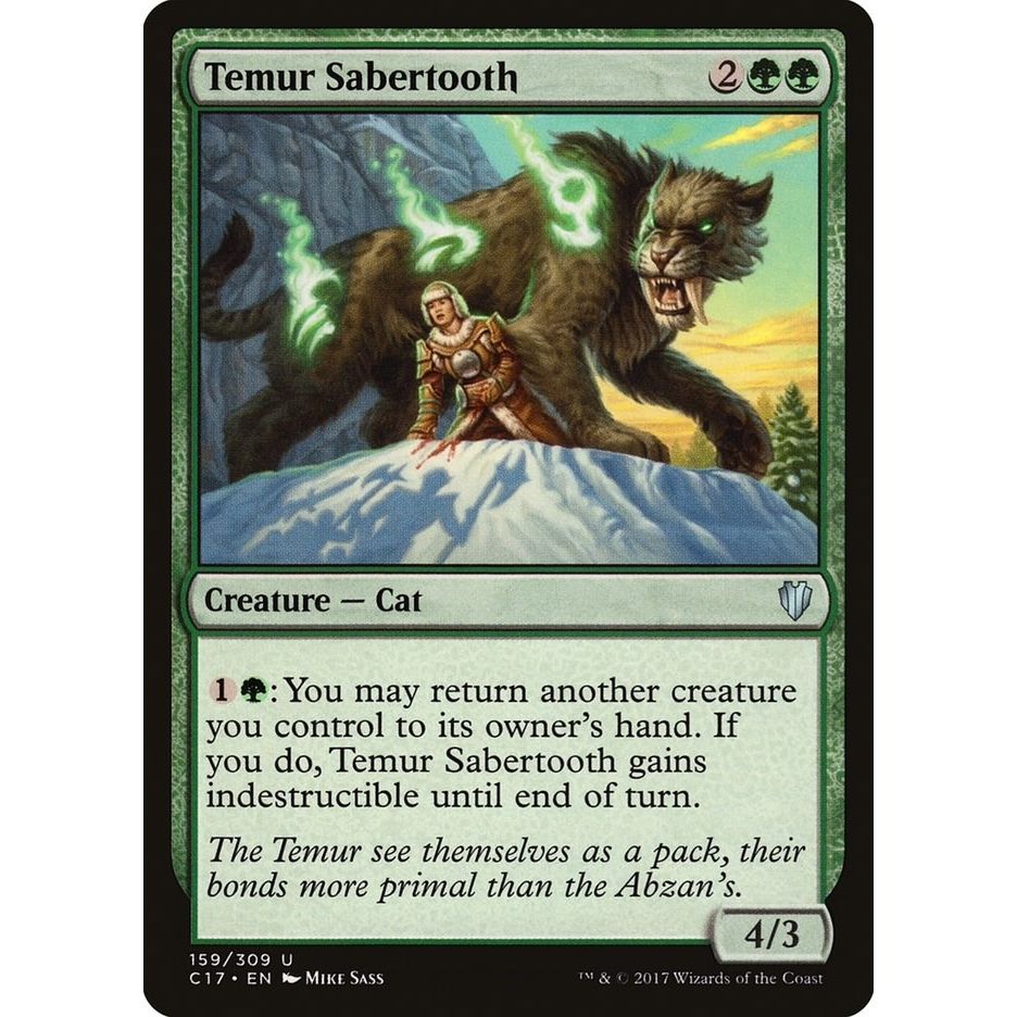 Image for Temur Sabertooth (159) (C17) - Magic: The Gathering