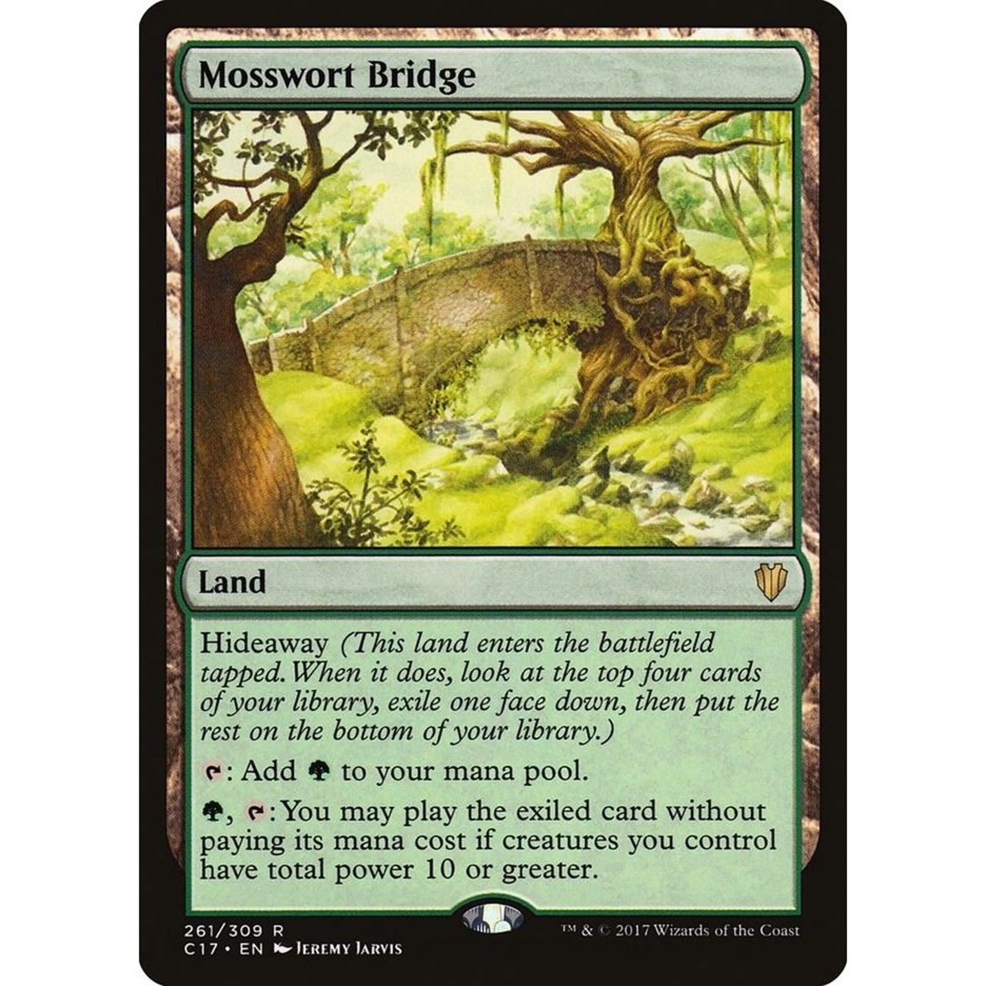 Image for Mosswort Bridge (261) (C17) - Magic: The Gathering