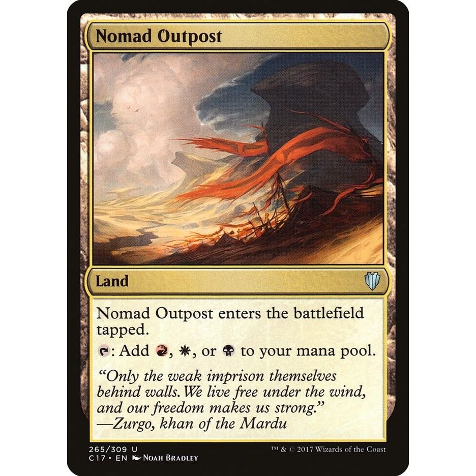 Image for Nomad Outpost (265) (C17) - Magic: The Gathering
