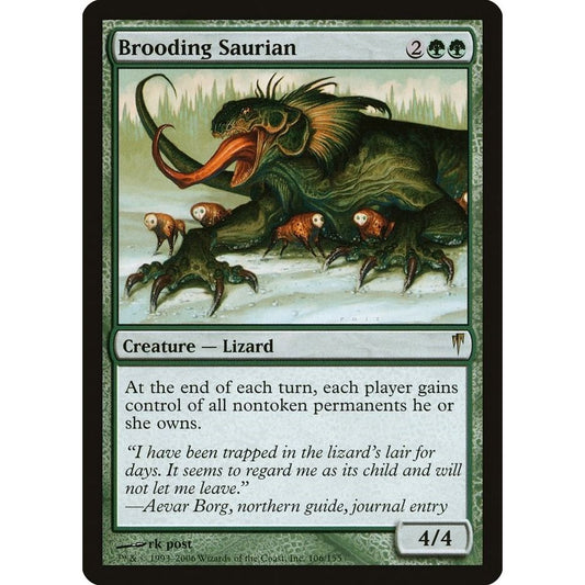 Image for Brooding Saurian (106) (CSP) - Magic: The Gathering