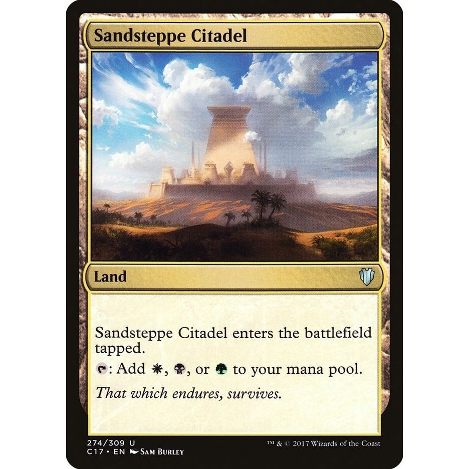 Image for Sandsteppe Citadel (274) (C17) - Magic: The Gathering