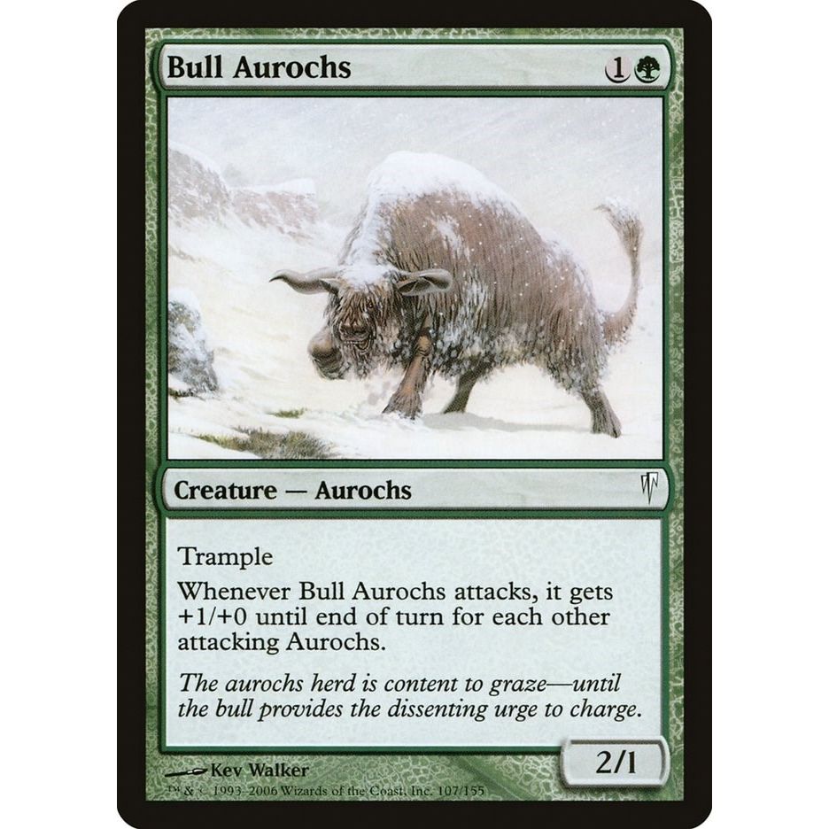 Image for Bull Aurochs (107) (CSP) - Magic: The Gathering