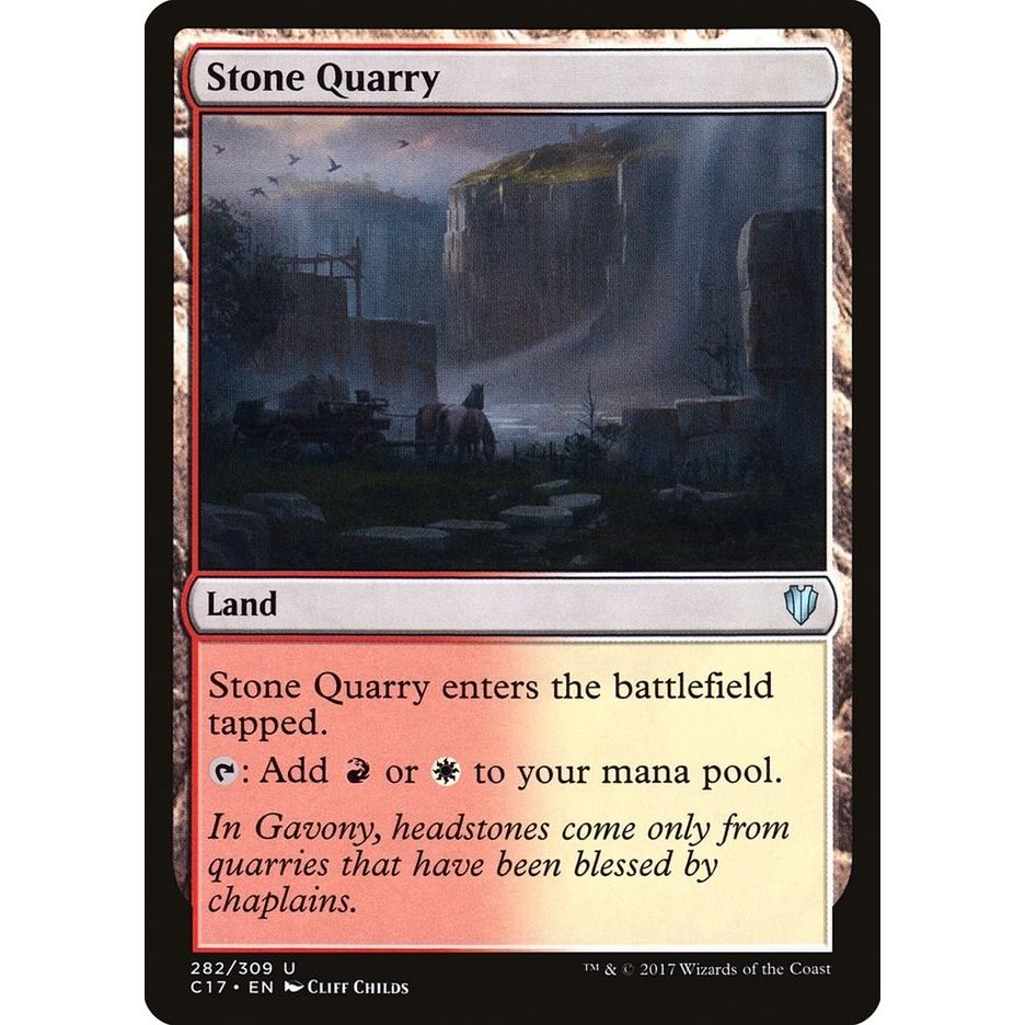 Image for Stone Quarry (282) (C17) - Magic: The Gathering