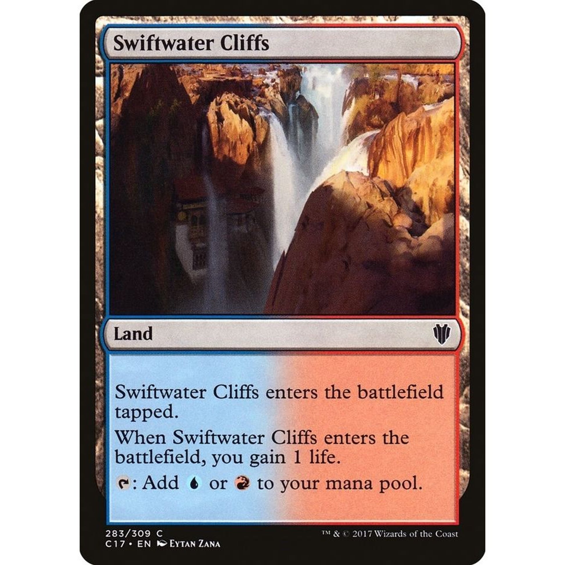 Image for Swiftwater Cliffs (283) (C17) - Magic: The Gathering