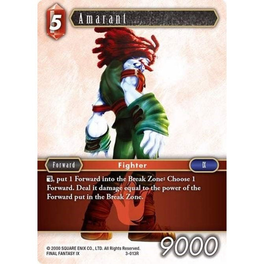 Image for Amarant (3-013R) (OP3) - Final Fantasy TCG