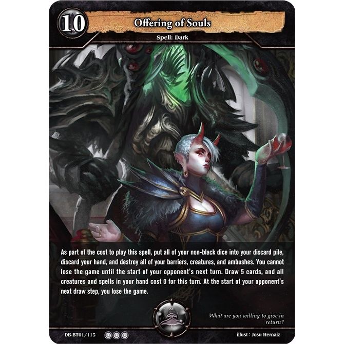 Image for Offering of Souls (DB-BT01/115) (BP01) - Dragoborne