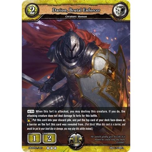 Image for Darion, Brutal Enforcer (DB-BT01/005) (BP01) - Dragoborne