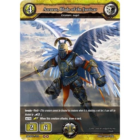 Image for Azraeus, Blade of the Justicar (DB-BT01/010) (BP01) - Dragoborne