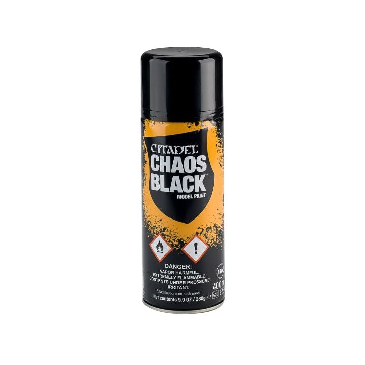 Image for Citadel Spray Paint: Chaos Black Spray - Citadel Paints