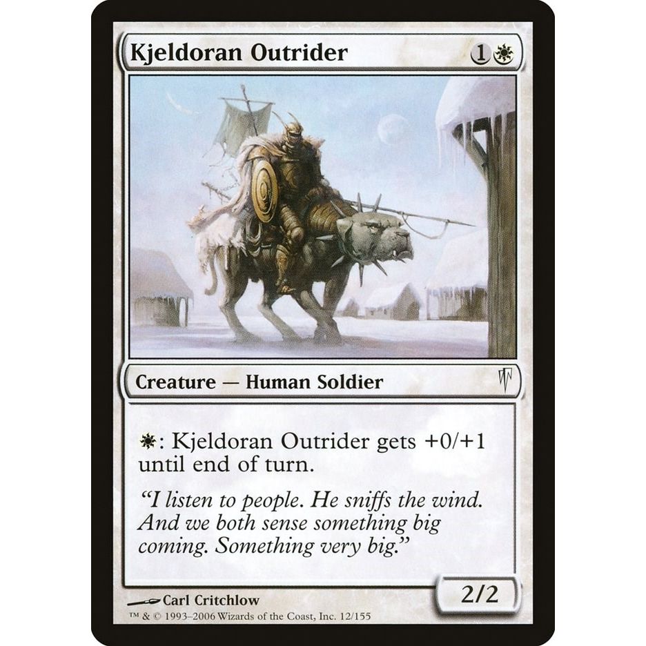 Image for Kjeldoran Outrider (12) (CSP) - Magic: The Gathering