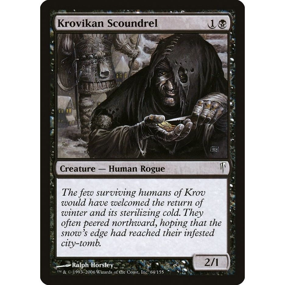 Image for Krovikan Scoundrel (64) (CSP) - Magic: The Gathering