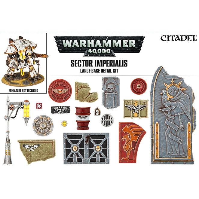 Image for Warhammer: 40K - Sector Imperialis: Large Base Detail Kit - Warhammer Box Sets