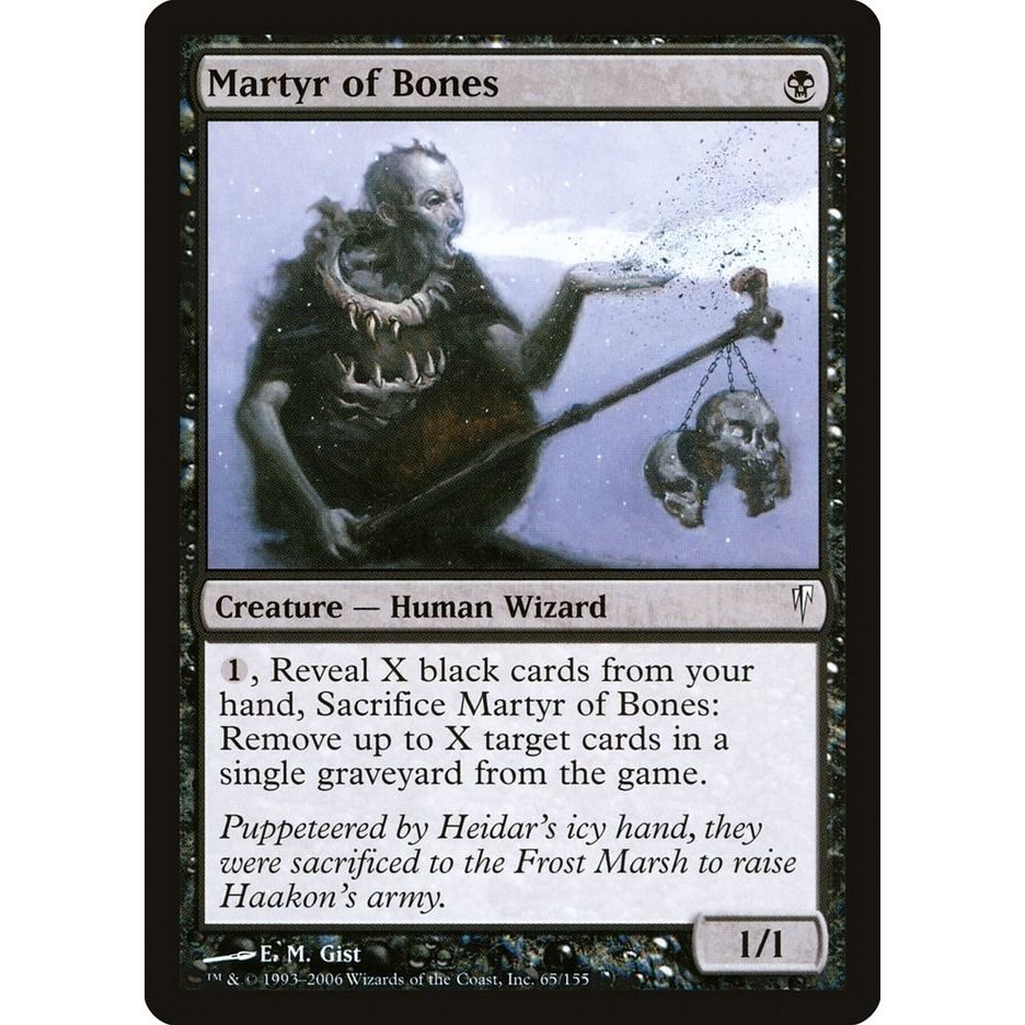 Image for Martyr of Bones (65) (CSP) - Magic: The Gathering