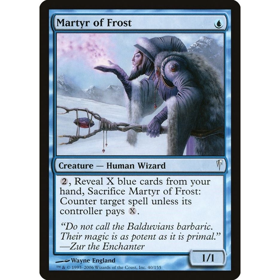 Image for Martyr of Frost (40) (CSP) - Magic: The Gathering