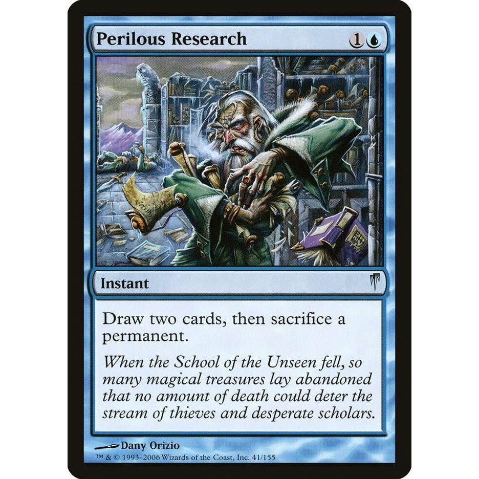 Image for Perilous Research (41) (CSP) - Magic: The Gathering