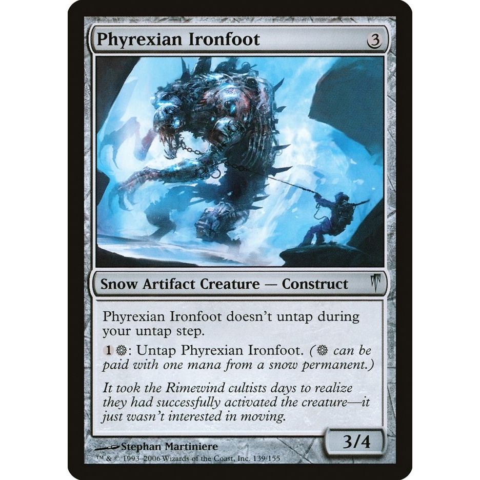 Image for Phyrexian Ironfoot (139) (CSP) - Magic: The Gathering