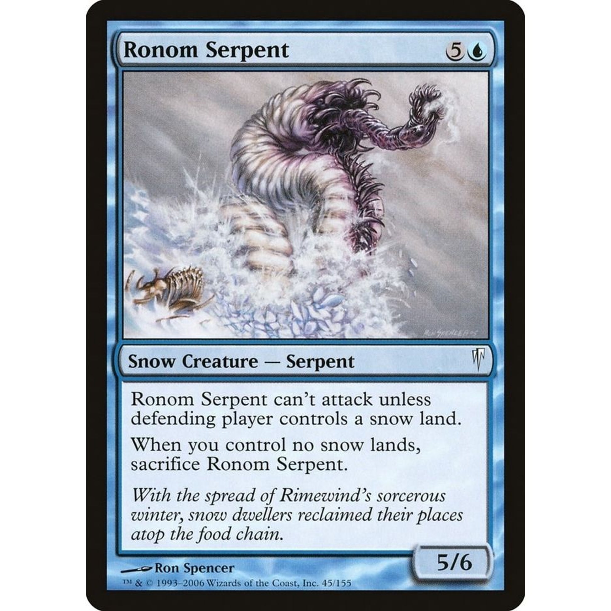 Image for Ronom Serpent (45) (CSP) - Magic: The Gathering