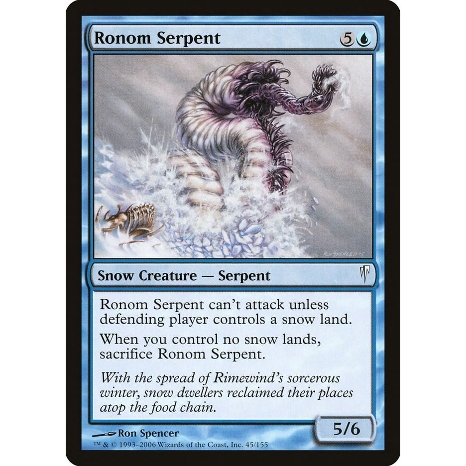 Image for Ronom Serpent (45) (CSP) - Magic: The Gathering